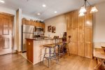 Updated kitchen with granite countertops and high-end appliances